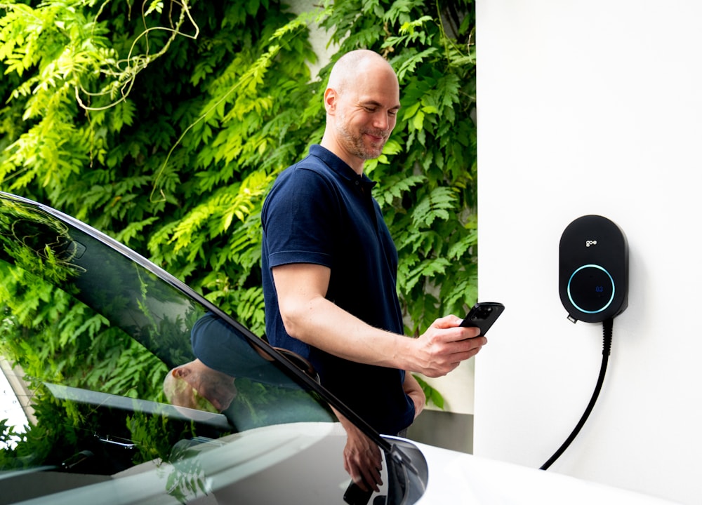 Installierte Wallbox für Elektroauto